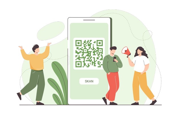 Auto-generated QR code for smart link sharing across print and offline media